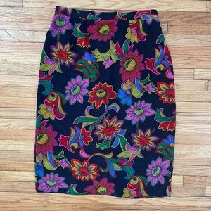 Vintage Floral Skirt